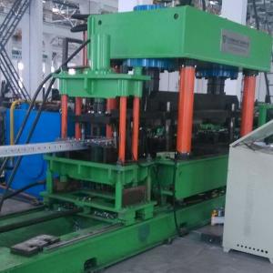 China 1.5mm-6mm Metal Steel Omega Silo Post Roll Forming Machine For Storage Grain Silos supplier