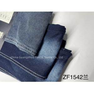 4 Ways Stretch Denim Fabric 100 Cotton Denim Lycra Fabric Light Weight 150gsm -170gsm