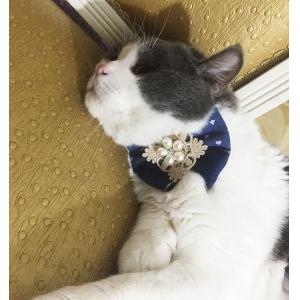 Ribbon Beads Designer Cat Collars , Fancy Cat Collars Customized Color Easy Scrub