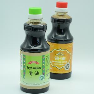 250ml Chinese Style Jade Bridge Soy Sauce Light Dark For Supermarket