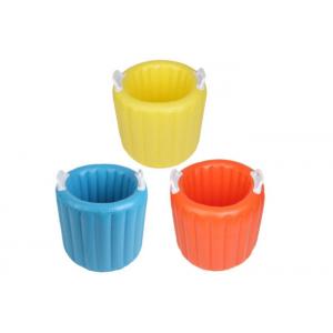 China Yellow Or Blue Inflatable Barrel , Multipurpose Large Ice Bucket supplier