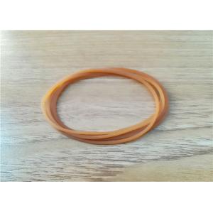 Waterproof Amber Small Rubber Bands / Money Rubber Bands 30-90 Shore A Hardness