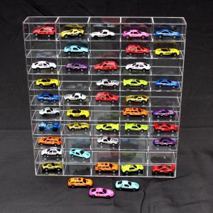 50 Grid  Custom Acrylic Showcase Display Case Car Model Display Rack Cabinet Toys Organizer