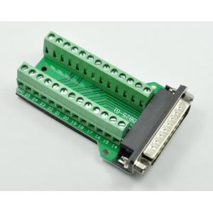 China DB25-M2 Female 25Pin Plug Breakout To PCB Board Terminals Connectors  Male / Female terminal block adapter supplier