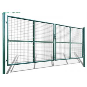 Outdoor H2.4m Expandable Metal Garden Fence Gate