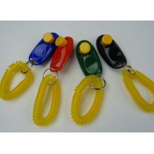 Big Button Pet Dog Cat Training Clickers, click with wrist bands