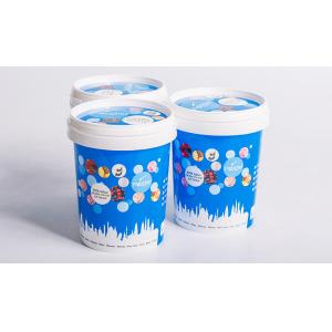 China Round 500ml Plastic Yogurt Containers With Lid Can Be Leakproof supplier