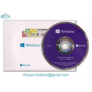 China 64 Bit Windows 10 Pro OEM DVD Key Online Activation For Global Area supplier