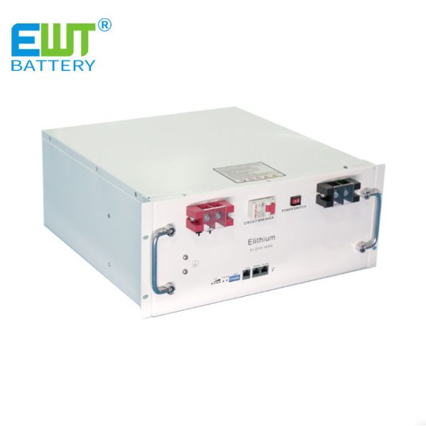 Rackmount Solar PV Home Energy Storage Battery 48V Lithium Iron Phosphate Battery Pack with -20C to 60C Operating Range