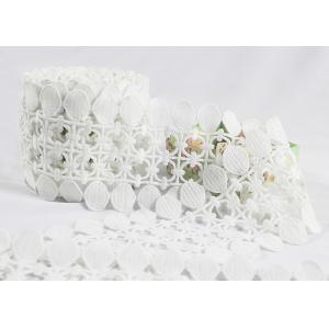 China Scalloped Cotton Crochet Lace Trim / Cotton Lace Edging For Winter Dress supplier