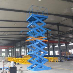 China 5T 6M Heavy Duty Stationary Hydraulic Scissor Lift Warehouse Cargo Lift With CE supplier