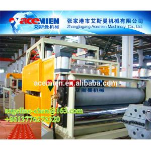 The new rural farmer house plastic glazed roof tile roofing sheet making machine production line