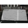 Wholesale Grey Veins White Calacata Quartz， white quartz slabs Stone for Kitchen