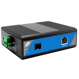 40Gbps Ethernet Media Converter , SFP Fiber Optic To POE RJ45 Media Converter