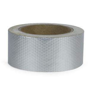 Coated Duct Waterproof Aluminium Foil Tape For Fix Pipeline Roofing Repair