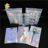 China Metallic Label Sticker Holographic Foil Packaging Bags Self Adhesive For Edible Glitter / Shimmer wholesale