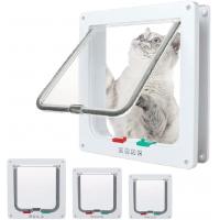 China 4 Way Locking Cat Door Flap For Interior Exterior Doors Weatherproof on sale