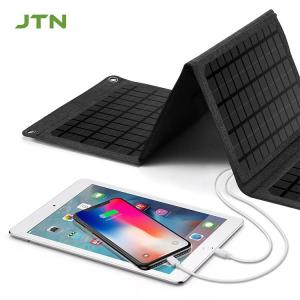 24W Powered Solar Mobile Phone Charger Cell For Outdoor Camping Hiking