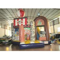 China Commercial Pirate Ship Bounce House , Indoor Playground Pirate Ship Bouncer 5 X 6m on sale