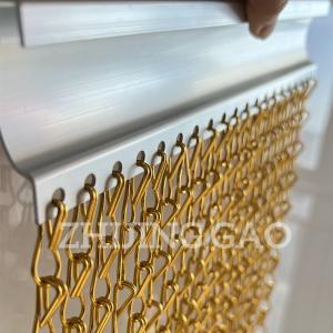 Lobby Partition Aluminum Chain Curtain Colors Treatment