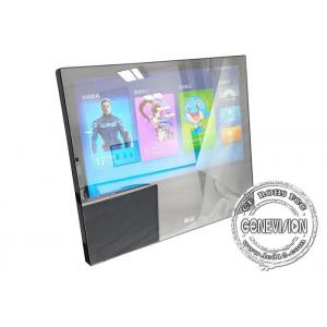 China 21.5 Inch 1080P Wall Mount Lcd Display , No Bezel Interactive Magic Mirror Advertising Player supplier