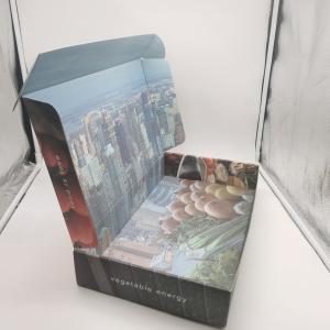 China E Flute Matte Paper UV Printing Corrugated Display Boxes For Vegetable And Fruit supplier