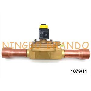 Castel Type 1079/11A6 1 3/8 Inch Solenoid Valve In Refrigeration Cycle