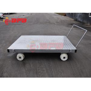 China 1000kg Aluminum Flatbed Car Trailer Dolly For Material Transfer supplier