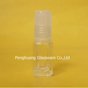 China garrafa de vidro do mini verniz para as unhas de vidro do suqare 5ml com tampão e escova supplier