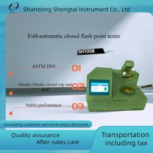 China Kerosene, diesel and transformer oil detection instrument SH105B full-automatic closed flash point tester supplier