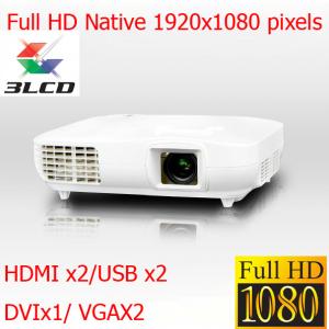 Hot Selling Full HD Cinema Projector With HDMI USB TV Tuner VGA Beamer 3LED Video Projetor
