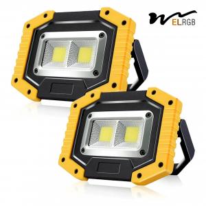 30W 1500LM Rechargeable Portable Flood Light Outdoor Working Light For Camping