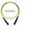 Bouncing Type Fiber Optic Patchcords Single Mode , Double Core Patch Cord