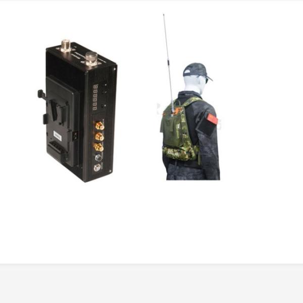Body Worn Manpack COFDM Wireless Video Transmitter 20W For Military / Armed Force
