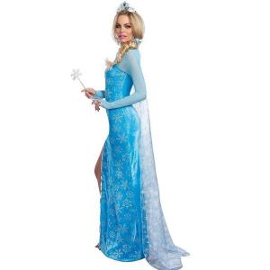 Hollywood Ice Queen Womens Halloween Costumes , Cute Adult Princess Costume