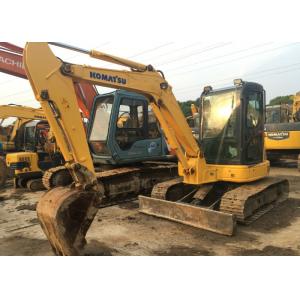 China Japan original used midi excavator komatsu pc55mr-2 excavator with balde supplier