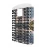 3 Row Wall Mounted Sunglass Rack , 36pc Optical Frames Display Stands Quick Ship