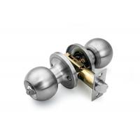 China High Security Ball Bed / Bath Door Knob Locks With Satin Stainless Modern Style on sale