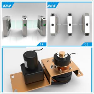 China 1.5mm Steel Waist High Turnstile Swing Barrier Gate For Biometric Access Control wholesale