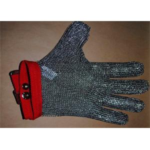 China Anti-spear Knife Stainless Steel Gloves With Five Fingers For Slaughterhouse wholesale
