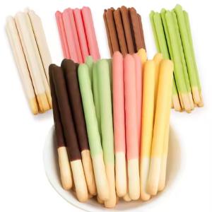 China Gluten Free Biscuits Cookie Stick Milk Chocolate Biscuit Multicolor wholesale