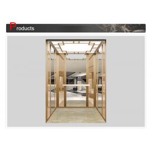 China Fireproof Building Construction Materials Door Elevator Cab Stainless Steel Frame supplier
