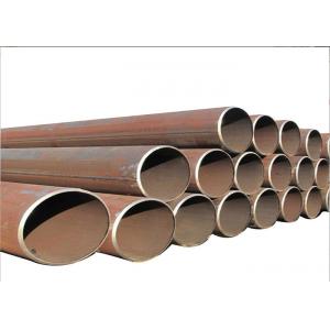 China Black Painting ERW Steel Pipe Wall Thickness Range 1.8-22.2mm Certified ISO 9001 supplier