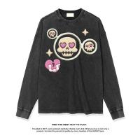 China Men Women's Custom Printed Long Sleeve T-Shirt in Heavy Cotton Fabric for Fashion Lovers on sale