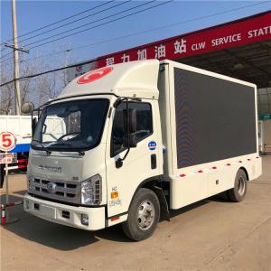China P6 Digital LED Billboard Truck 192*192mm 4×2 3 Sides High Brightness supplier