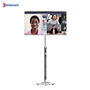 China Qtenbaord 24 32 pulgadas Smart TV Stand by Me Televisión móvil inalámbrica en ruedas supplier