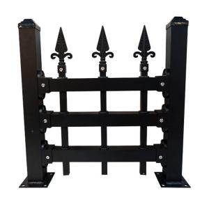 China Classical Ornamental Cast Iron Fence European Style For Decorations supplier