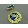 China 3D Brass Die Stamped Custom Awards Medals Hard Enamel 100mm * 70mm wholesale