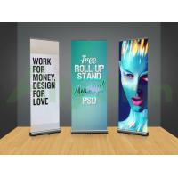 China Casting Free Standing Banner Frame , Horizontal Banner Stands Retractable on sale
