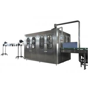 24 Filling Heads Bottled Water Filling Line With High Bottle Washing Efficiency